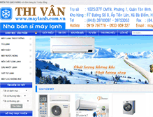 Tablet Screenshot of maylanh.com.vn